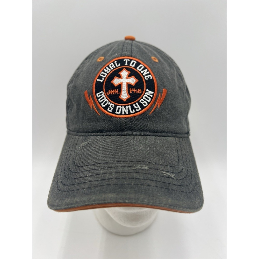 Kerusso John 14:6 Loyal To One God's Only Son Distressed Christian Hat Cap